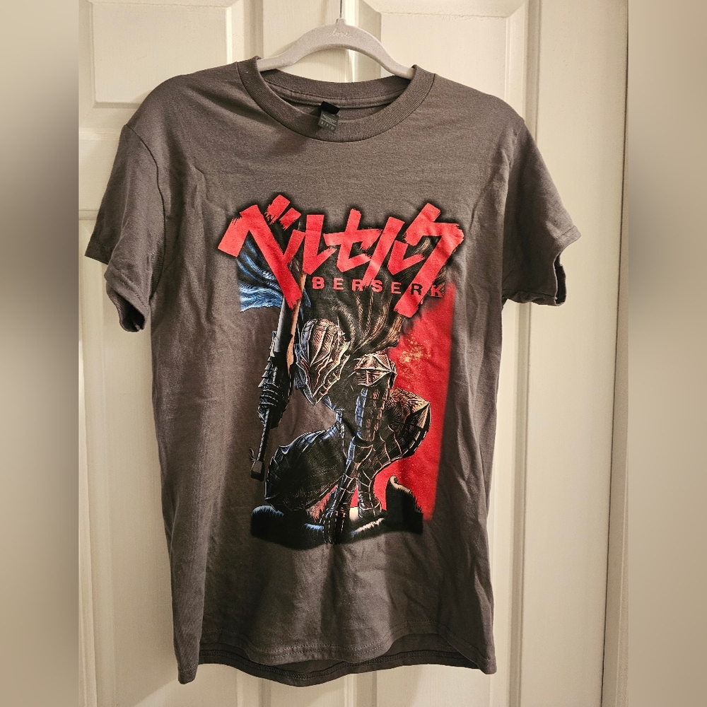 Berserk 90's Vintage Style Anime T-Shirt Guts Armor Manga Tee Men’s Small